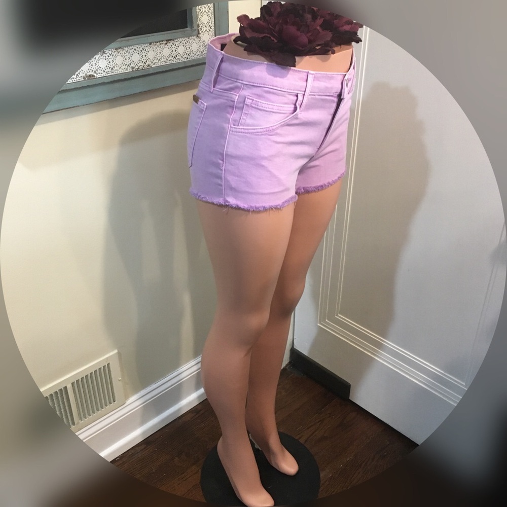 Joe’s Jeans Cut Off Shorts In Purple - NWOT - Picture 4 of 8